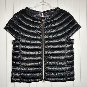 Cotes of London size L The St Ives down vest midnight black zip up packable NEW